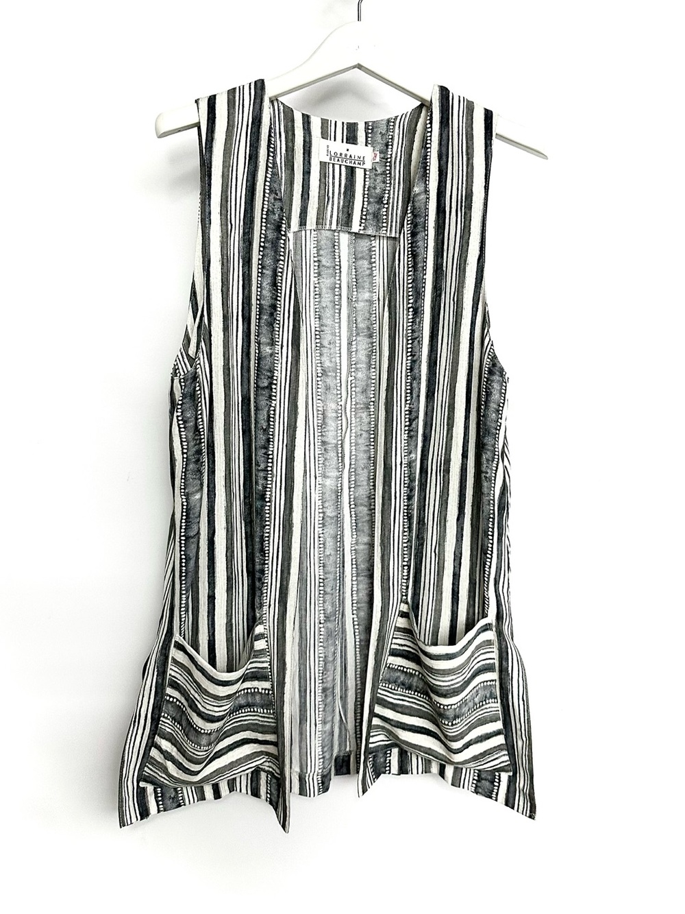 Lorraine Beauchamp Vintage black vest